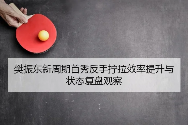 樊振东新周期首秀反手拧拉效率提升与状态复盘观察